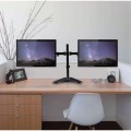 Uchwyt biurkowy Techly na 2 monitory 13"-32" 2x8kg regulowany - 1467849