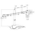 Uchwyt biurkowy Techly na 2 monitory 13"-32" 2x8kg regulowany - 1467854