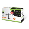 Uchwyt biurkowy Techly na 2 monitory 13"-32" 2x8kg regulowany - 1467855