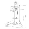 Uchwyt gamingowy Techly 13"-32", 2-8kg pionowy - 1366231