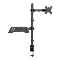 Uchwyt biurkowy Manhattan 13"-32", z półką na laptopa - 966681
