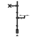 Uchwyt biurkowy Manhattan 13"-32", z półką na laptopa - 1361597