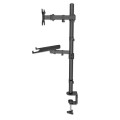 Uchwyt biurkowy Manhattan 13"-32", z półką na laptopa - 1361598