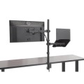 Uchwyt biurkowy Manhattan 13"-32", z półką na laptopa - 1361601