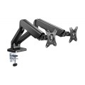 Uchwyt biurkowy 2xLCD/LED Techly 17"-32" 2x(2-9kg) Amortyzator gazowy - 1366158