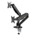 Uchwyt biurkowy 2xLCD/LED Techly 17"-32" 2x(2-9kg) Amortyzator gazowy - 1366160