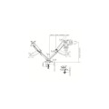 Uchwyt biurkowy 2xLCD/LED Techly 17"-32" 2x(2-9kg) Amortyzator gazowy - 1366166