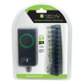 Zasilacz sieciowy uniwersalny Techly 15-19,5V 90W 12 końcówek, czarny - 1366802