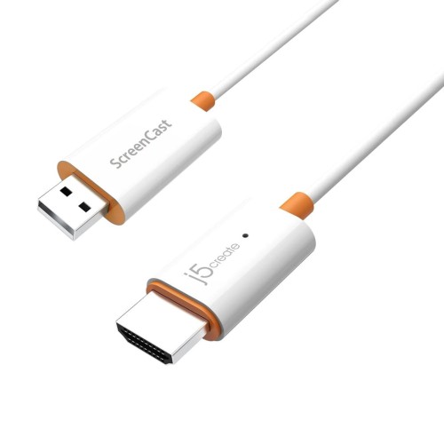 Nadajnik i odbiornik audio/video bezprzewodowy j5create ScreenCast HDMI™ Wireless Display; kolor biały JVAW56-N - 1860789