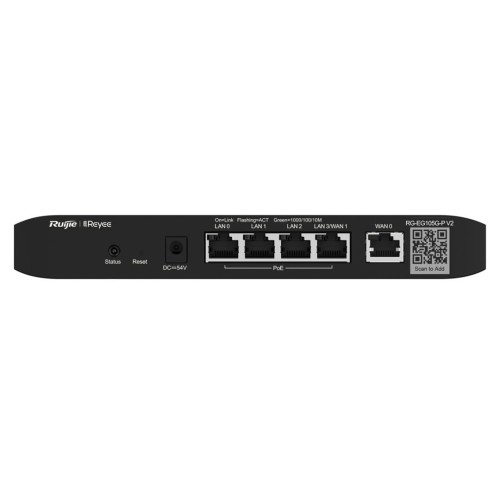 REYEE ROUTER 5 PORTÓW 1GBIT, 4 PORTY POE/POE+ (54W MAX) - 1861030