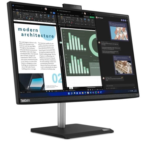 Lenovo ThinkCentre neo 30a i5-12450H 23.8" FHD IPS 250nits AG 16GB DDR4 3200 SSD512 Intel UHD Graphics W11Pro Raven Black - 1861258