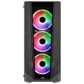 Aerocool Prism ARGB Midi-Tower, szkło hartowane - czarne - 1862893