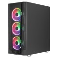 Aerocool Prism ARGB Midi-Tower, szkło hartowane - czarne - 1862895