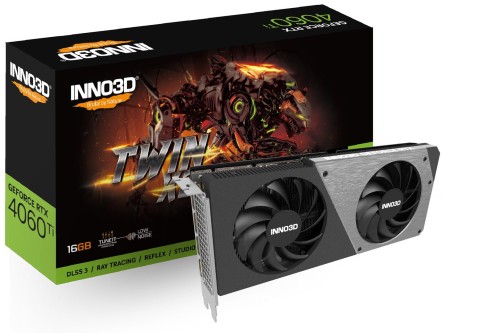 Karta graf. INNO3D GEFORCE RTX 4060 Ti 16GB TWIN X2 - 1865015