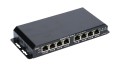 EXTRALINK Kratos gigabit PoE switch 8-7 portowy 24V/48V 60W z zasilaczem 24V 2.5A - 1865149