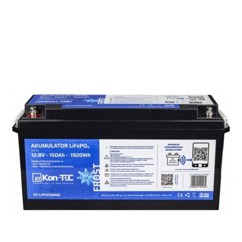 Akumulator LiFePO4 12V (12,8V) 150Ah Kon-TEC Maty grzewcze - 1865392