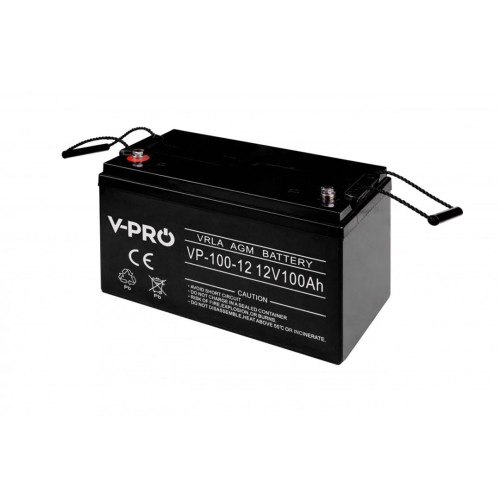 VOLT POLSKA AKUMULATOR AGM VPRO 12V 100 Ah VRLA - 1865393