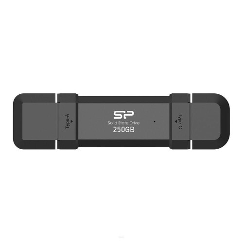 Dysk zewnętrzny SSD Silicon Power DS72 250GB USB-A USB-C 1050/850 MB/s Czarny - 1860327
