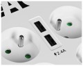 Listwa przeciwprzepięciowa EATON PB6UF (6 x UTE; 10 A; kolor biały) - 1861598