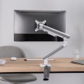 Uchwyt biurkowy do monitora LCD Ergo Office sprężyna gazowa VESA 75x75 oraz 100x100 17-32" 9kg ER-751 - 1862307