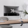 Uchwyt biurkowy do monitora LCD Ergo Office sprężyna gazowa VESA 75x75 oraz 100x100 17-32" 9kg ER-751 - 1862308