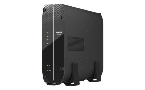 Qnap TS-410E-8G, Tower,  4 x 2.5" SATA SSD , Intel Celeron J6412 4C/4T, onboard 8GB (not expandable), 2 x 2.5GbE, External adapter (PSU)