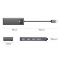 HUB USB-A Orico PAPW4A-U3-015-BK-EP USB-A 4x USB-A 3.0 5Gbps czarny - 1863511