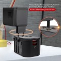 Adapter podróżny Maclean MCE238N zasilacz USB, 2xUSB 2,4A + USB-C PD 20W, Bezpiecznik 8A, Quick and Fast Charge, 200 krajów świata - 1762644