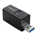 Hub USB Orico MINI-U32-BK-BP mini bez kabla 3 porty USB-A 3.1 i 2.0 - 1863513
