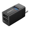 Hub USB Orico MINI-U32-BK-BP mini bez kabla 3 porty USB-A 3.1 i 2.0 - 1863514