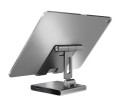 Podstawka ergonomiczna do iPad Pro ze stacją dokującą j5create Multi-Angle Stand with Docking Station for iPad Pro USB-C 1x4K HDMI/2xUSB 3.1/1xUSB-C/ Card Reader/ 3.5mm combo audio jack; kolor srebrny - 1860300
