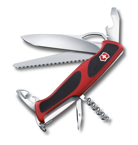 Scyzoryk Victorinox RangerGrip 79, 12 f, 130mm, czerwono-czarny - 1672824