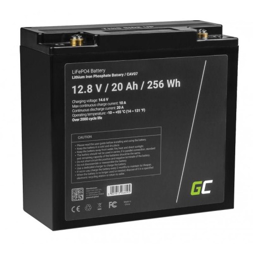 GREEN CELL battery Lithium-iron-phosphate LiFePO4 12V 20Ah - 1868111