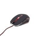 Mysz gamingowa Gembird MUSG-001-R (czerwone podświetlenie) - 953921