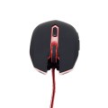 Mysz gamingowa Gembird MUSG-001-R (czerwone podświetlenie) - 953922