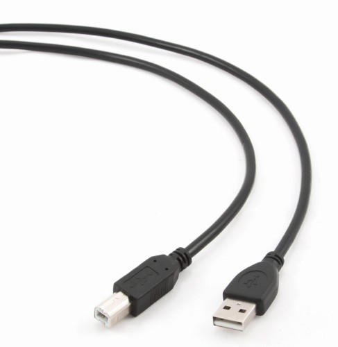 Kabel USB 2.0 Gembird AM-BM, czarny  (1,8 m) - 739306
