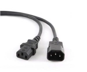Kabel zasilający, przedłużający IEC 320 C13/C14 z certyfikatem VDE Gembird PC-189-VDE-5M (5 m)