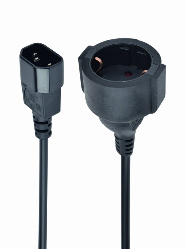 Kabel zasilający Gembird PC-SFC14M-01 IEC 320 C14 - schuko(F) do UPS 15 cm - 751012