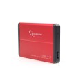 Obudowa zewnętrzna Gembird EE2-U3S-2-R na dysk 2.5&amp;quot; SATA HDD USB 3.0 (czerwona) - 726034