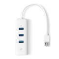 Karta sieciowa USB TP-Link UE330 z 3-portowym hubem USB 3.0 - 750098