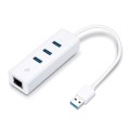 Karta sieciowa USB TP-Link UE330 z 3-portowym hubem USB 3.0 - 750099