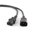 Kabel zasilający, przedłużający IEC 320 C13/C14 z certyfikatem VDE Gembird PC-189-VDE-3M (3 m) - 750980