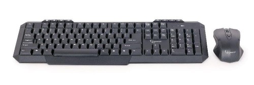 Zestaw bezprzewodowy klawiatura i mysz Gembird KBS-WM-02 (multimedialny) - 783154