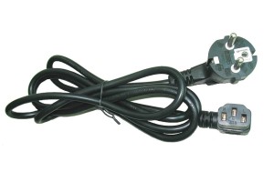 Kabel zasilający komputerowy, kątowy z certyfikatem VDE Gembird PC-186A-VDE (1,8 m)