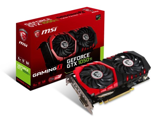 MSI GeForce GTX 1050 Ti Gaming 4GB - 1824494