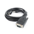 Adapter HDMI do VGA z wtykiem mini Jack 1.8m Gembird - 738402