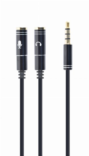 Adapter mini Jack męski do 2x mini Jack żeński 0.2m Gembird - 839255