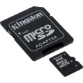 Karta pamięci microSDHC Kingston Class 4 8GB + Adapter SD - 1826132