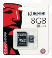 Karta pamięci microSDHC Kingston Class 4 8GB + Adapter SD - 1826134