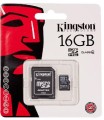 Karta pamięci microSDHC Kingston Class 4 16GB + Adapter SD - 1826138